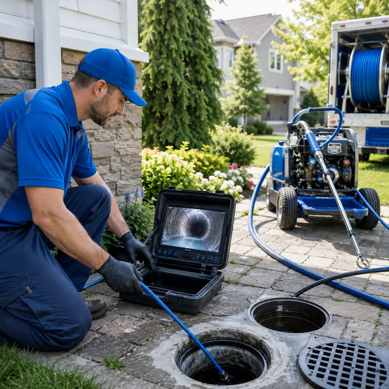 Outdoor drain cleaning professionals serving Petaluma, CA