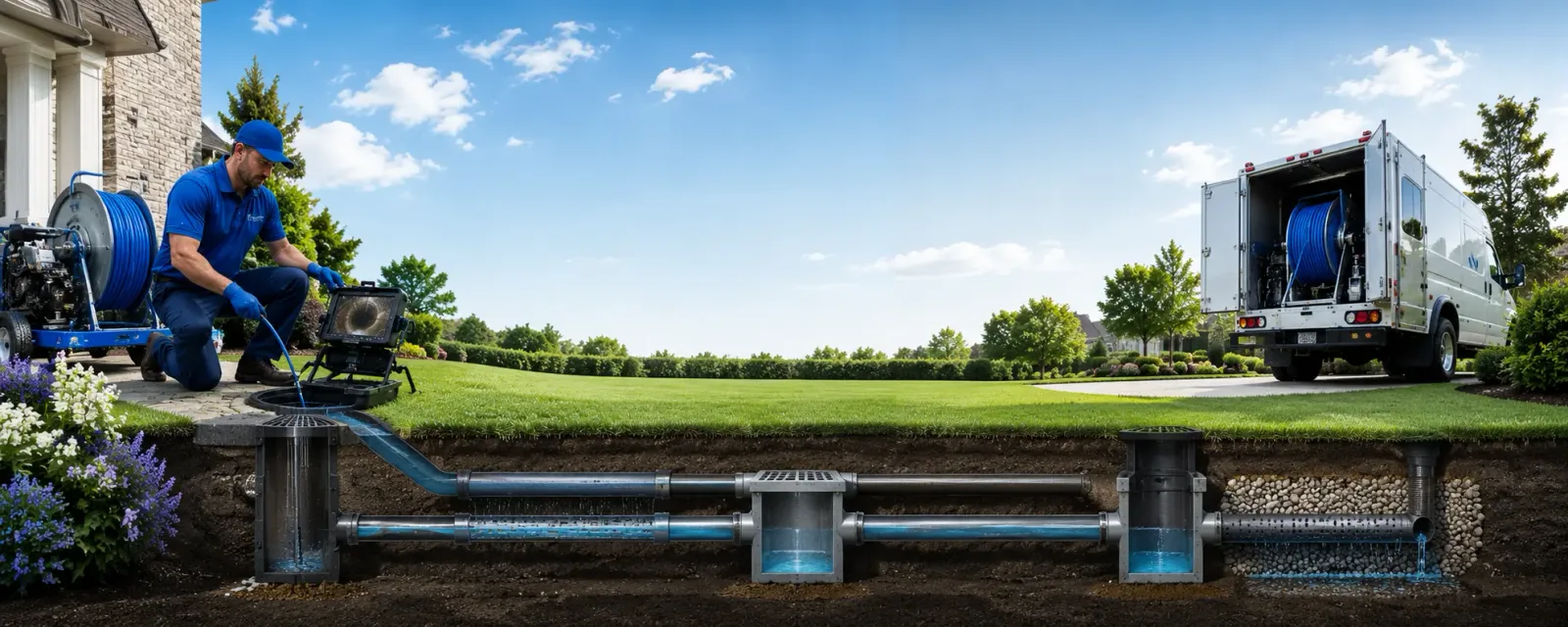 Outdoor drain cleaning information for Petaluma, CA